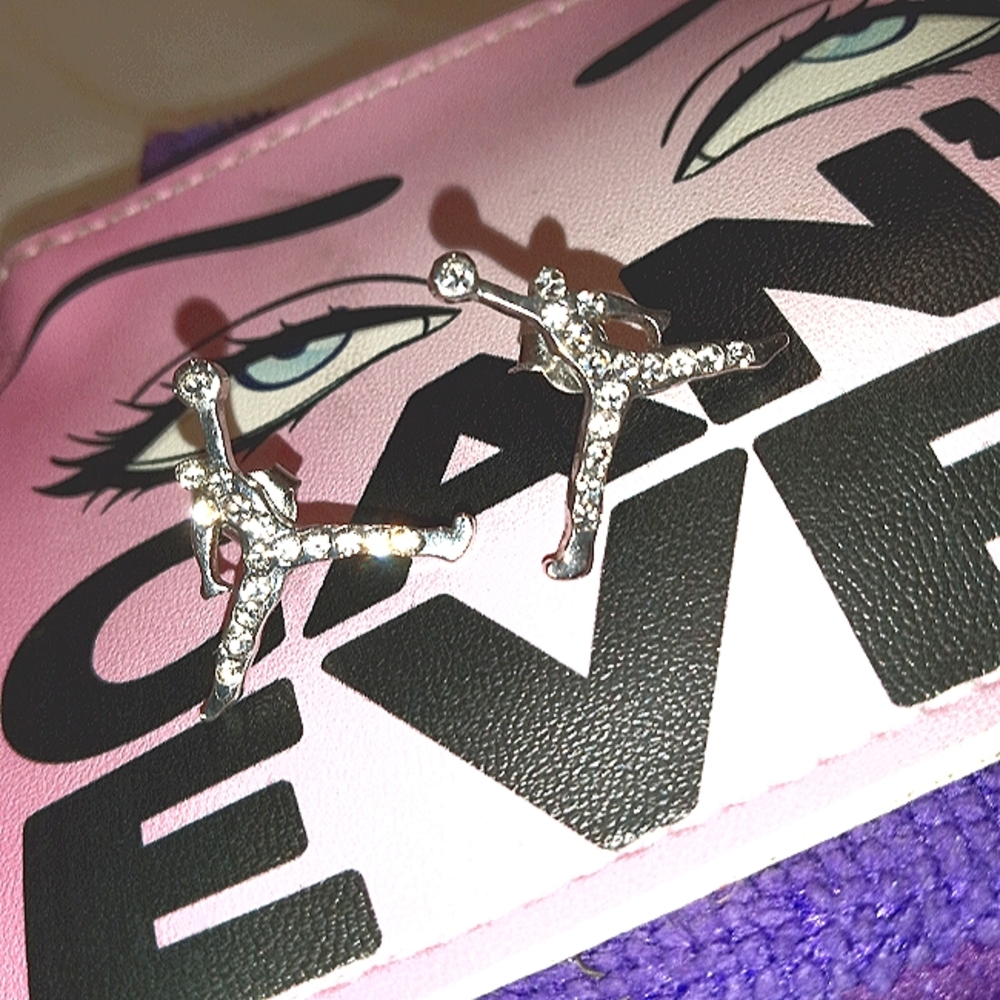 ✨🏀Michael Jordan🏀✨ Bling Bling Jumpman Earrings